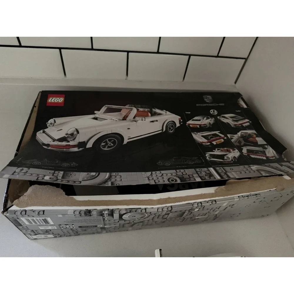 LEGO Icons: Porsche 911 (10295) Partially Built Box Damaged - Sealed - Complete